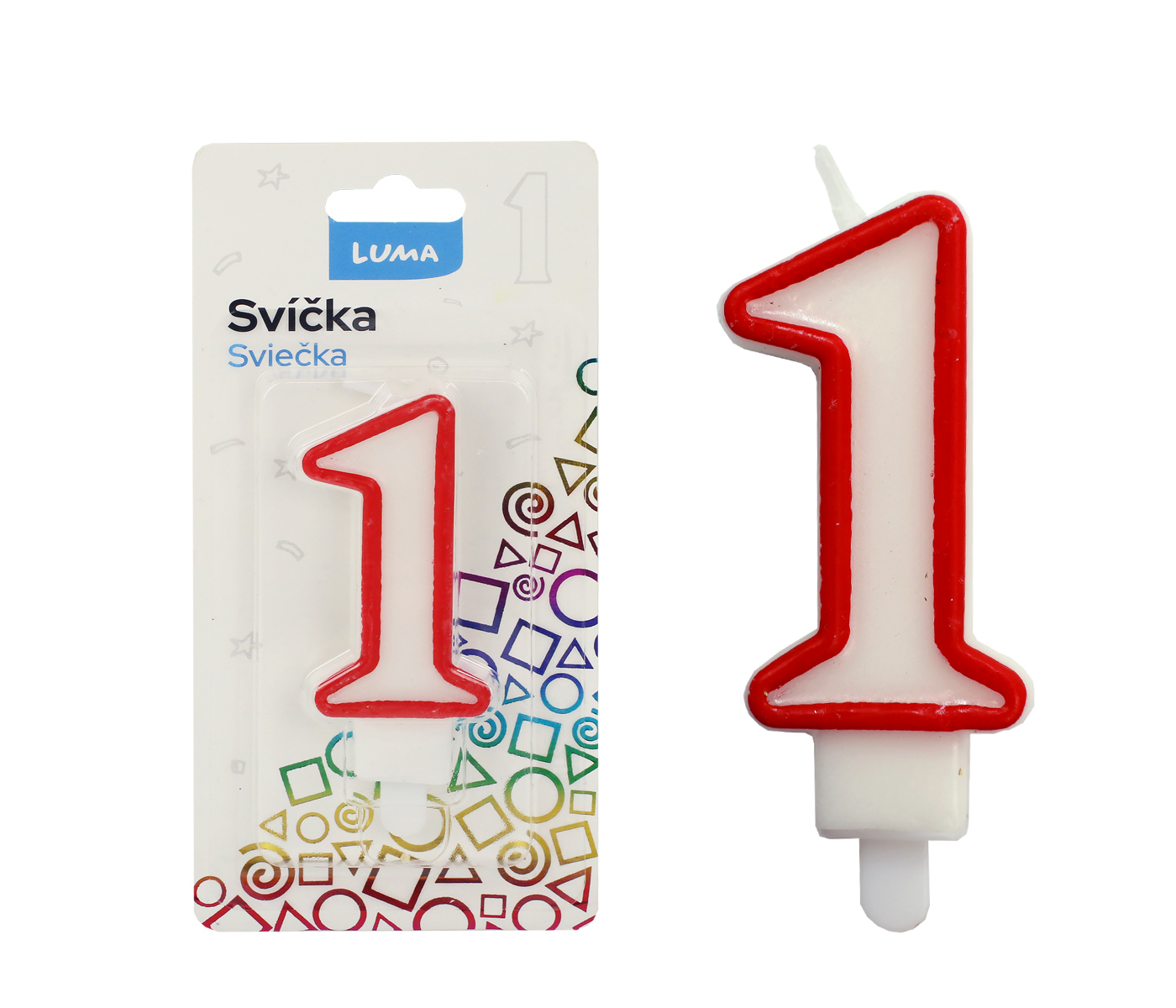 Svíčky číslice