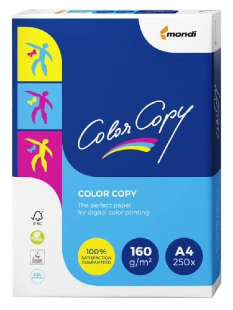 PAPÍR XEROGRAFICKÝ COLOR COPY A4, 160G/ 250LISTŮ