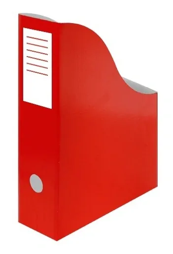 KRABICE ARCHIVNÍ MAGAZIN BOX A4 ČERVENÝ