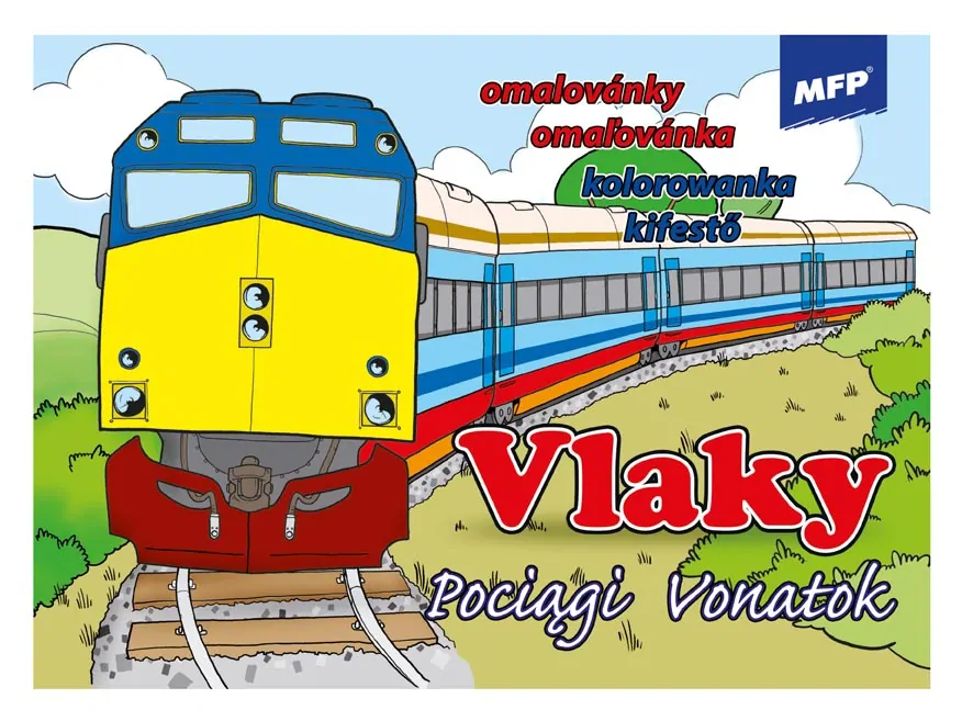 OMALOVÁNKY A5 MFP VLAKY