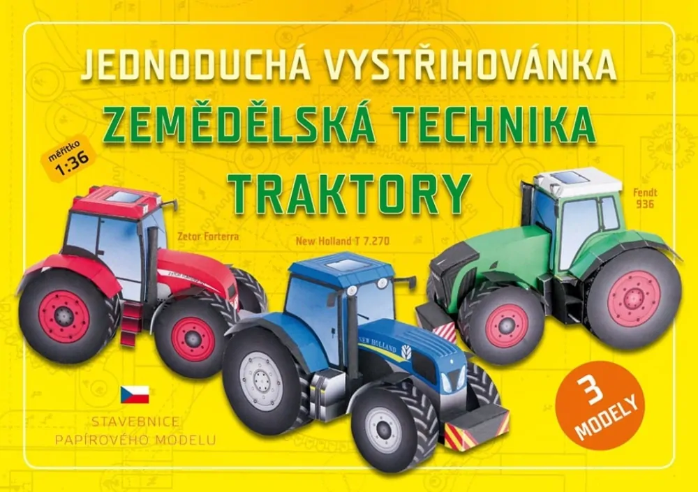 VYSTŘIHOVÁNKA A4 ZEMĚDĚLSKÁ TECHNIKA - TRAKTORY