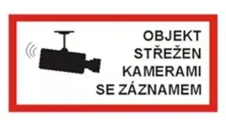 SAMOLEPKA OBJEKT STŘEŽEN KAMERAMI