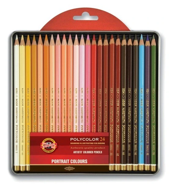 UMĚLĚCKÉ PASTELKY POLYCOLOR 24KS 3824/24 Portrét - Portrait