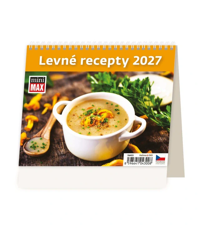 STOLNÍ KALENDÁŘ MINI LEVNÉ RECEPTY 2027