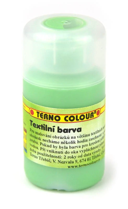 BARVA NA TEXTIL TERNO 20g SVĚTLE ZELENÁ