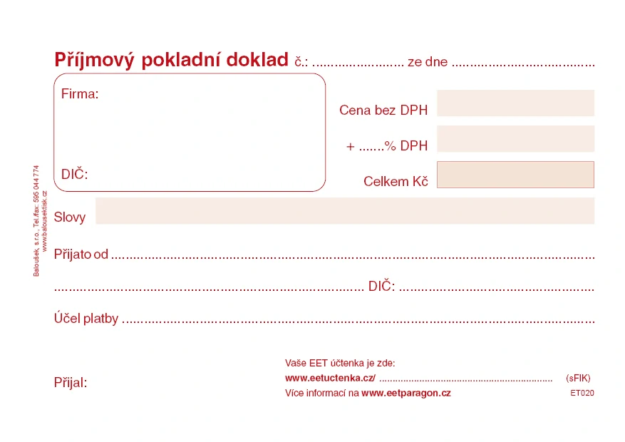 ÚČTENKY BĚLENÉ VE FOLII DS100