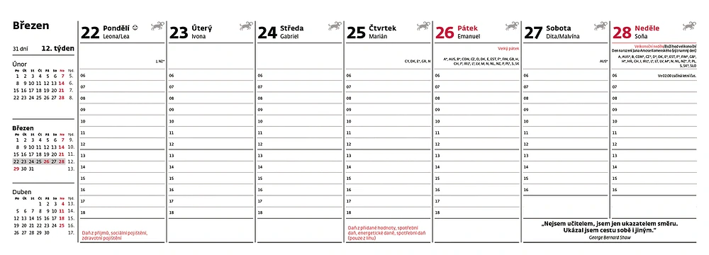 PRAKTICKÝ KALENDÁŘ (S62-27-A) 2027