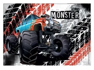 OBAL PP S DRUKEM A5 MONSTER TRUCK