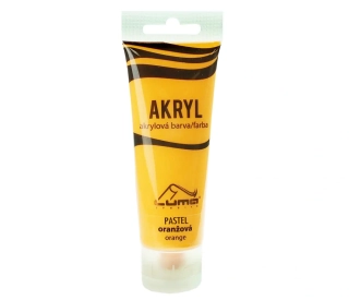 BARVY AKRYLOVÉ 75ML, PASTEL ORANŽOVÁ LUMA