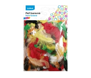 PEŘÍ BAREVNÉ 10G MIX LUMA