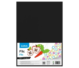 FILC A4 ČERNÝ LUMA