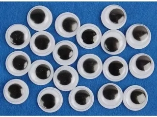 OČI SAMOLEPÍCÍ 10 mm 20 ks