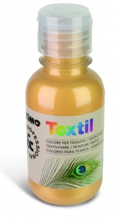 BARVA NA TEXTIL 125ml METAL ZLATÁ