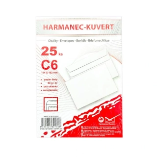 OBÁLKA POŠTOVNÍ C6/25 SAMOLEPÍCÍ