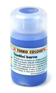 BARVA NA TEXTIL TERNO 20g TMAVĚ MODRÁ