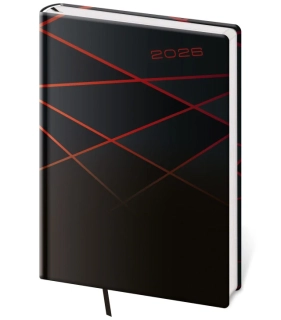TÝDENNÍ DIÁŘ A5 VARIO BLACK DESIGN (DV423-01-26)