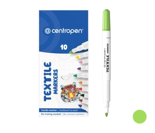 POPISOVAČ CENTROPEN 2739 ZELENÝ SVĚTLE TEXTIL