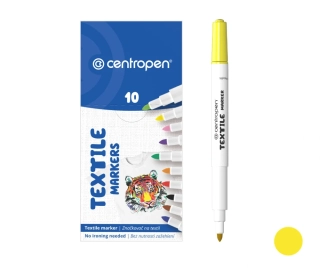 POPISOVAČ CENTROPEN 2739 ŽLUTÝ TEXTIL