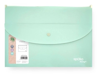 DESKY A4 ZIP PP RELEAF ZELENÉ