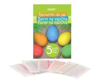 BARVY NA VAJÍČKA 5 x 2,5g 