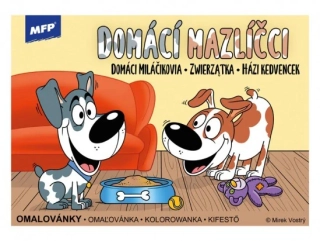 OMALOVÁNKY A5 MFP DOMÁCÍ MAZLÍČCI