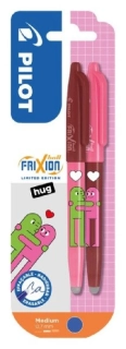 ROLLER PILOGUMOVACÍ PERO PILOT FRIXION BALL FRIENDS 2KS VÍNOVÝ/RŮŽOVÝ
