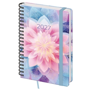 TÝDENNÍ DIÁŘ A5 S POZNÁMKAMI LOTUS